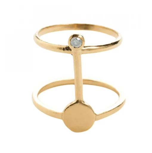 A Spectral Haze Ring Förgylld
