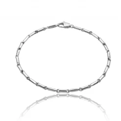 Bamboo Classic Bracelet Mellan Vitguld