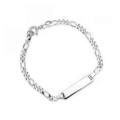 Barnarmband ID-armband Figaro