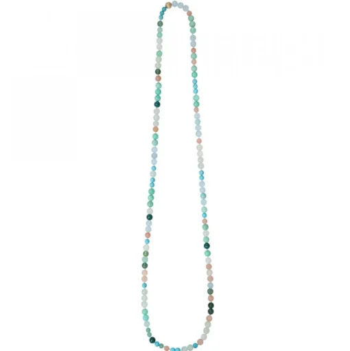 Bead Collier Mix Turkos 90 cm