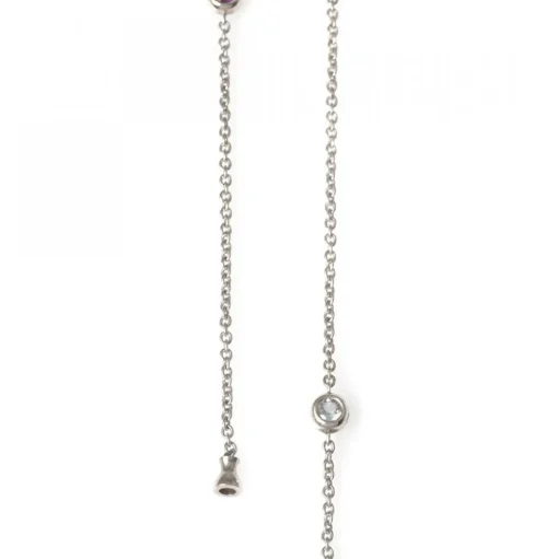 Bobbel Collier Vitguld