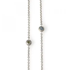 Bobbel Collier Vitguld