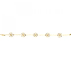Daisy Armband Förgyllt