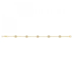 Daisy Armband Förgyllt 7mm