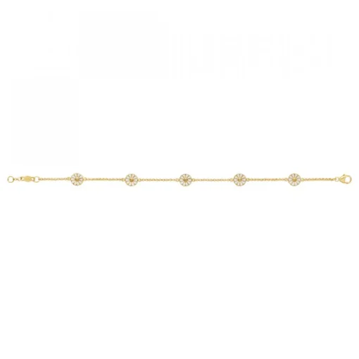 Daisy Armband Förgyllt 7mm