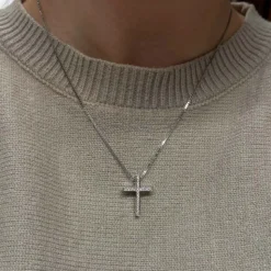 Diamantkors Vitguld