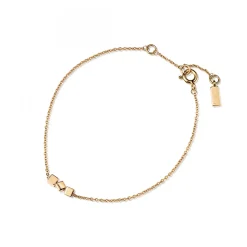 Dice Bracelet Gold