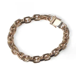 Guldarmband Ankarkedja Flackslipad 18k
