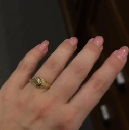 Guldring Croissant