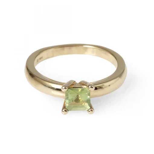 Guldring Happy Peridot Golden Lady