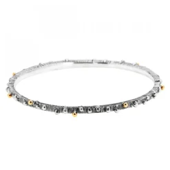 Havsanemon Armring Silver/Guld