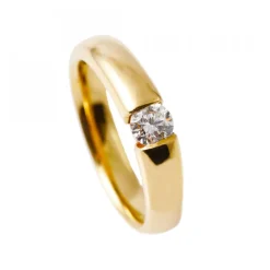 Håll Mig Diamantring Rödguld