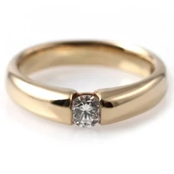 Håll Mig Diamantring Rödguld