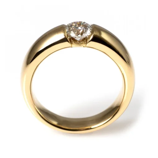 Håll Mig Diamantring Rödguld