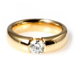 Håll Mig Diamantring Rödguld