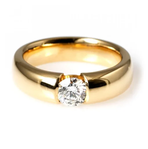 Håll Mig Diamantring Rödguld