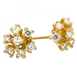 Kaskad Örhängen Rödguld 0,50 ct