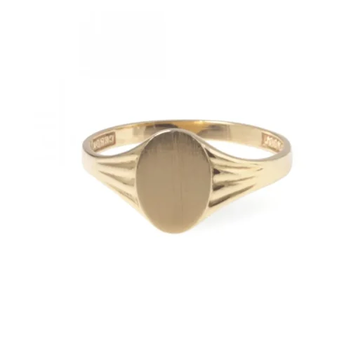 Klackring Matt Guld