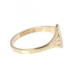 Klackring Matt Guld