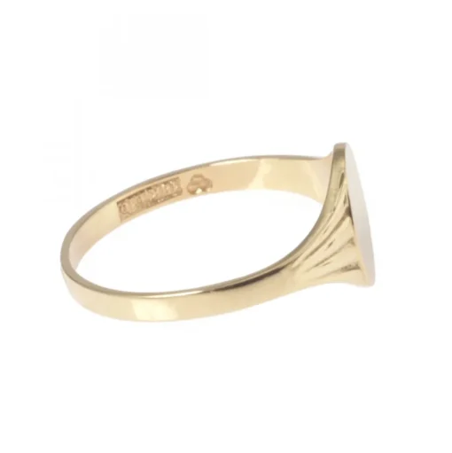 Klackring Matt Guld