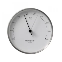 Koppel Barometer Vit/Stål 100 mm