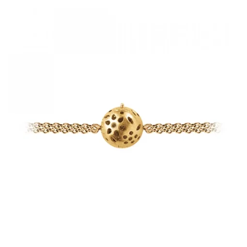 Lace Lås Guld Matt 10 mm