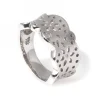Lace Mellan Vitguld Matt Ring