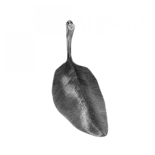 Leaves Hänge Oxiderat Silver 3 cm