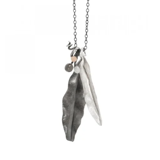 Leaves Hänge Silver 6,5 cm