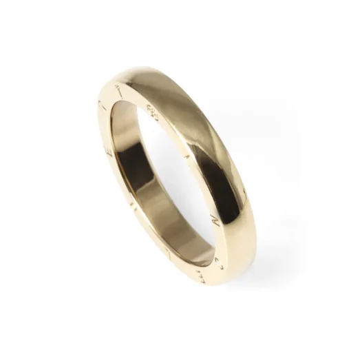 Logo Noneau Slät Guldring 3,5mm Engelbert