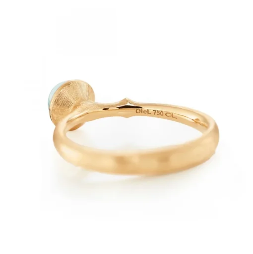 Lotus Ring 0 Akvamarin