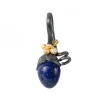 Lotus Spira Lapis Lazuli Silver