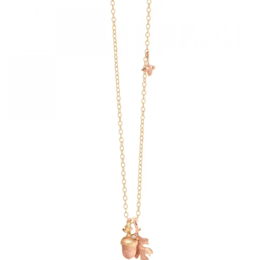 Lotus Twisted Ankarkedja Roséguld 90 cm