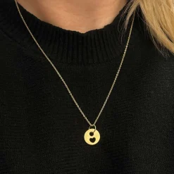 Love Hänge Guld Matt