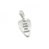 Moods Pendant You Stole My Heart Silver