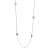 Nile Silverhalsband 106 cm