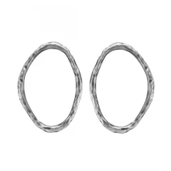 Onassis Oval Plain Örhängen
