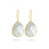 Paulina Just Perfect Earrings Aqua Obsidian