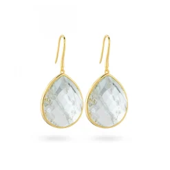 Paulina Just Perfect Earrings Aqua Obsidian