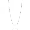 Power Plates Long Necklace 80 cm