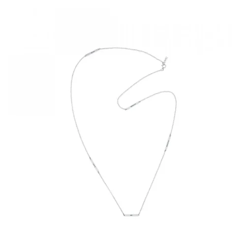 Power Plates Long Necklace 80 cm