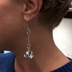 Recycled Raised Krokörhängen Silver