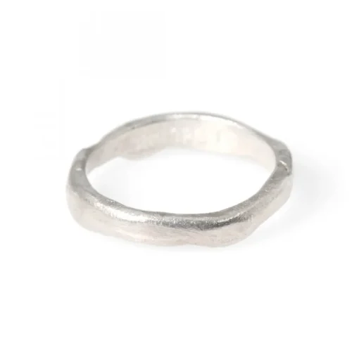 Recycled Thin Ring Silver