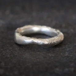 Recycled Thin Ring Silver