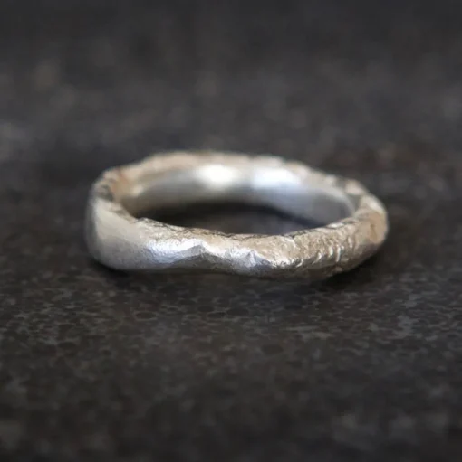 Recycled Thin Ring Silver