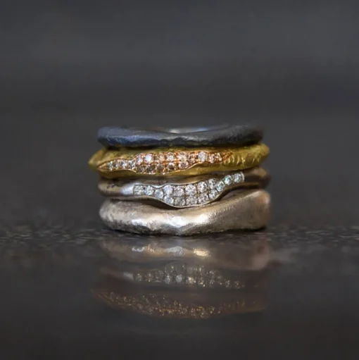 Recycled Thin Ring Silver