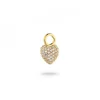 Signature Eternal Heart Mini Pendant Bergkristall Guld