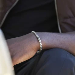 Silverarmband Flätat