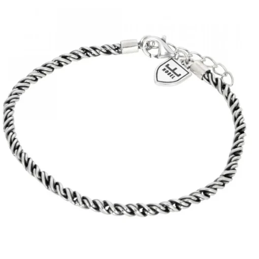 Silverarmband Tvinnat 2mm