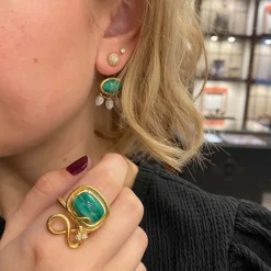 Snakes Ring Malakit